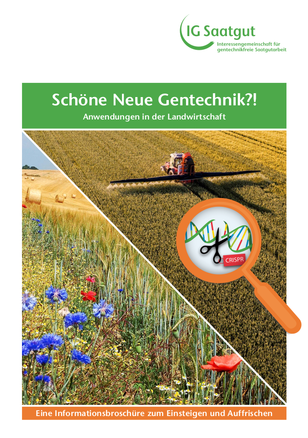 Schöne Neue Gentechnik?! Anwendungen in der Landwirtschaft